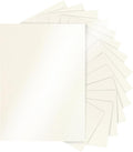 Silunkia 28 Sheets Cream Shimmer Cardstock 8.5 x 11 Off White Paper, 92lb by Silunkia