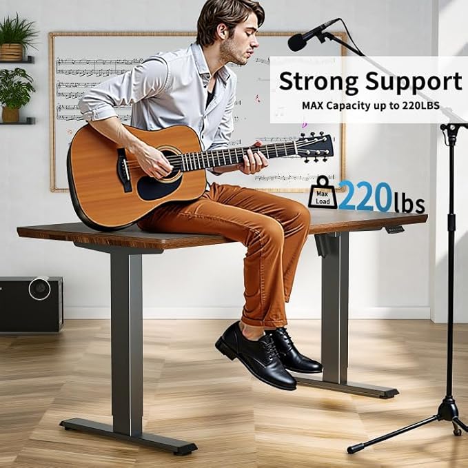 BIZUM Electric Standing Desk Frame, Height Adjustable Sit Stand Desk Base - Image 5