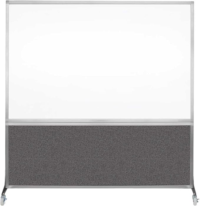 DivideWrite Mobile Whiteboard | Double Sided Dry Erase Board | Portable Office by VERSARE
