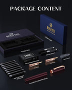 BOCIYER samurai Fountain Pen Set, Hand Polished Medium Nib, Calligraphy Nib - Image 2