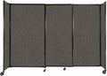 Versare Straightwall Sliding Portable Wall Partition | Freestanding Office by VERSARE