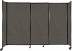 Versare Straightwall Sliding Portable Wall Partition | Freestanding Office by VERSARE