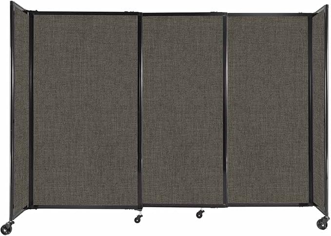 Versare Straightwall Sliding Portable Wall Partition | Freestanding Office by VERSARE