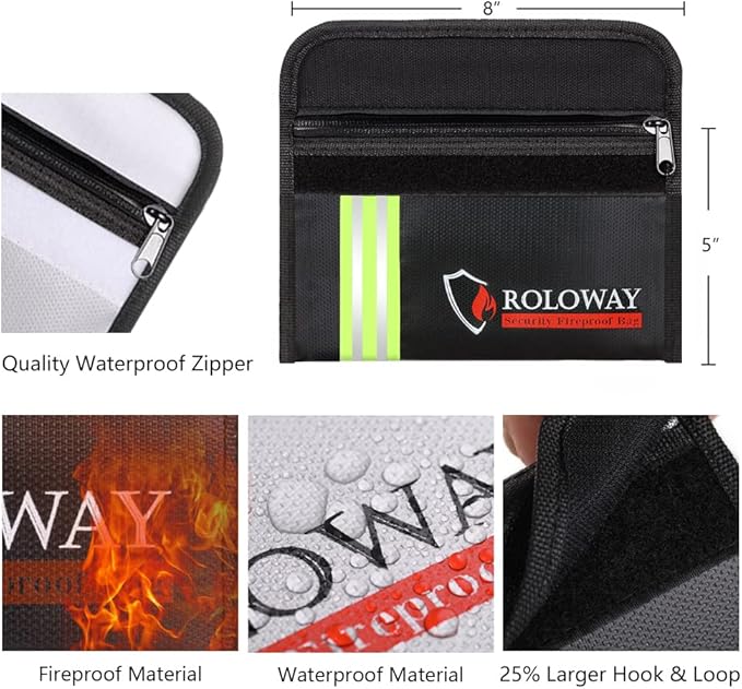 ROLOWAY Small Fireproof Bag - Image 3