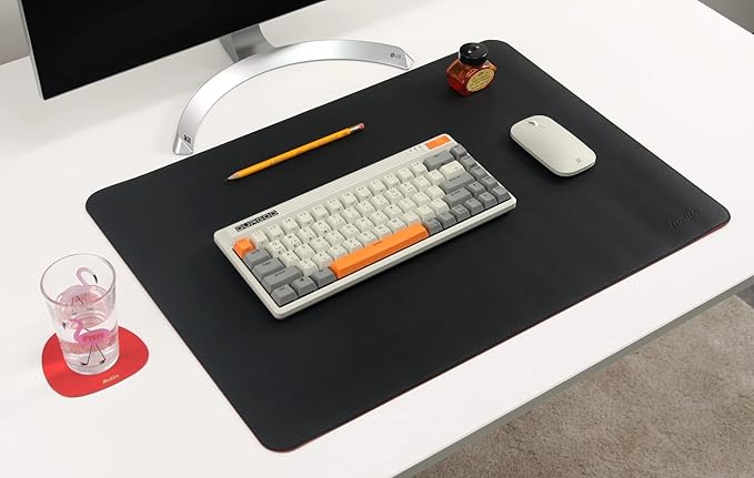 NODITO Dual-Sided Leather Desk Pad, Blotter by Nodito