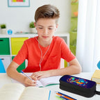 HiMagics Children's Pencil Case, Large Zipper Pencil Pouch - Image 4