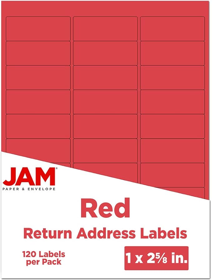 JAM PAPER Return Address Labels by JAMPaper