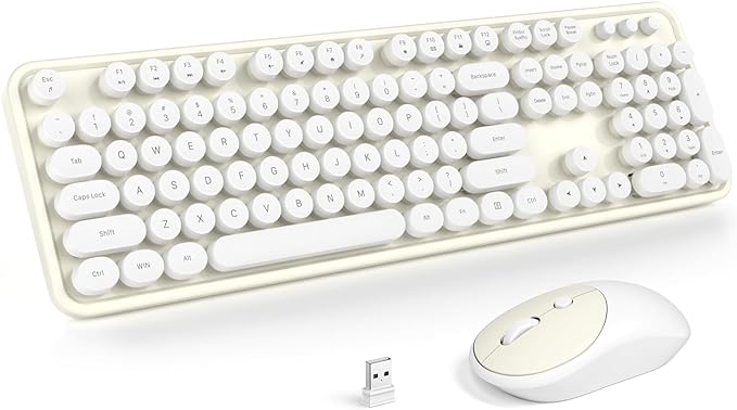 MOFII Wireless Keyboard and Mouse Combo, Computer Full Size 2.4G Plug and Play by MOFII