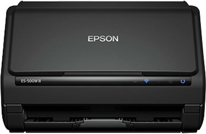 Epson Workforce ES-500W II Wireless Color Duplex Desktop Document Scanner - Image 7