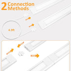 maylit Under Cabinet Lighting Plug in, Renter Friendly Lamp, Wired 110V 120V - Image 5