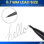 1InTheOffice Mechanical Pencils 0.7mm, HB Lead, Smoke Barrel 24 Pack - Image 3