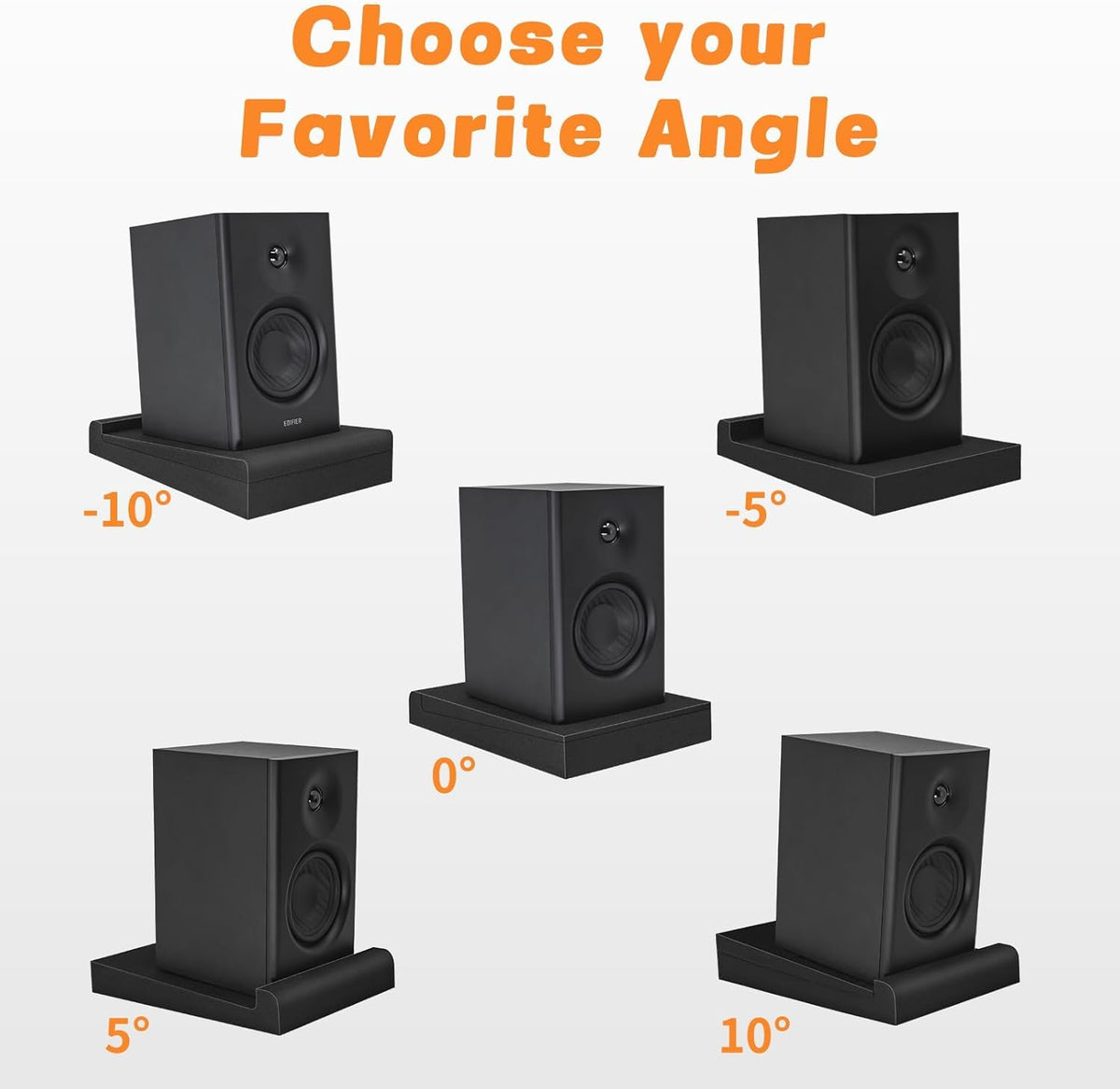 2 Pack Studio Monitor Isolation Pads for Large Speakers Sound Insulation Stud...