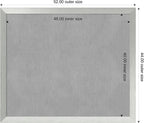 Amanti Art Silver Framed Magnetic Board 44x52 Oversize Vision Board - Image 4
