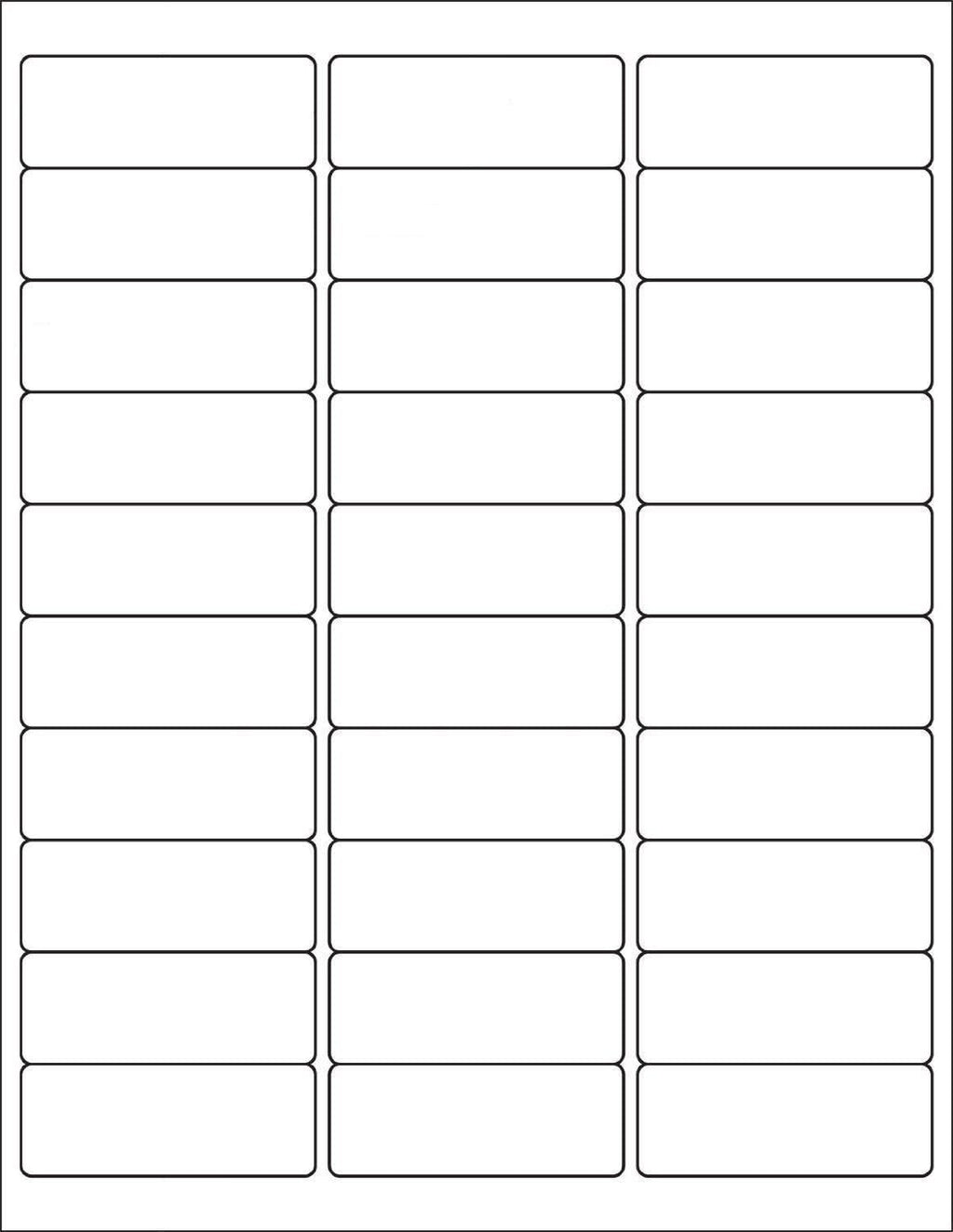 BESTEASY 30-up 2000 Sheets 1" X 2-5/8" Address Shipping Labels
