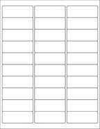 BESTEASY 30-up 2000 Sheets 1" X 2-5/8" Address Shipping Labels by BESTEASYLABELPRINTER