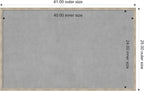 Amanti Art Silver Framed Magnetic Board 25x41 Large Vision Board - Image 3