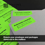 Neon Green Address Labels - Image 3