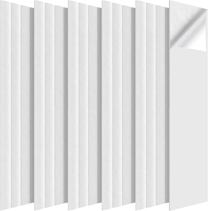 Tao.space 6 Pack Acoustic Panels 3D Wave Sound Proof Foam by Taospace