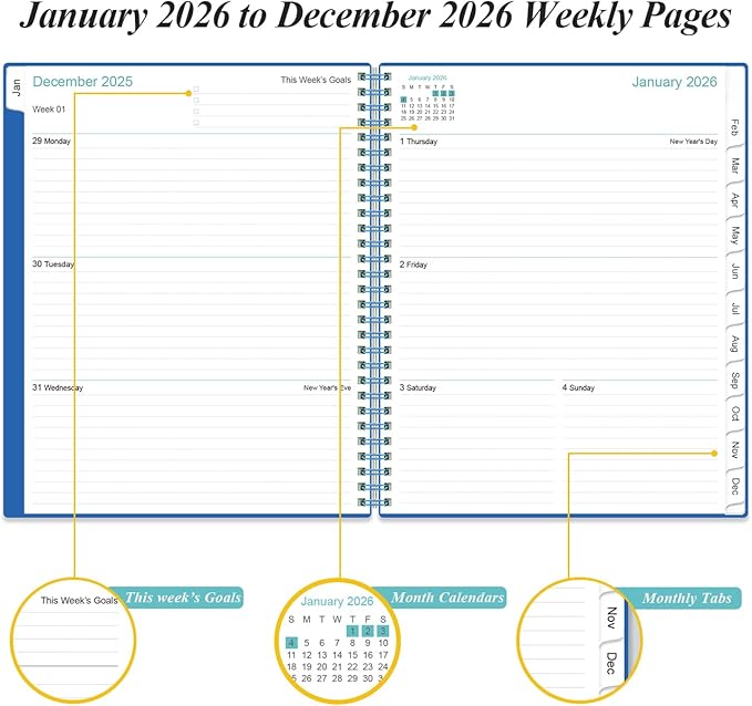 2026 Planner - Planner 2026 from January 2026 to December 2026 - Image 3