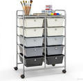 GLACER 10 Drawer Rolling Cart, Storage Cart