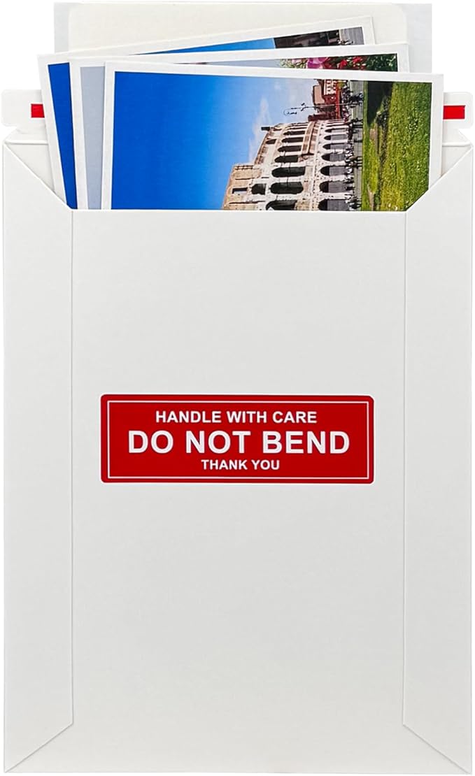 Neehows 100 Pack 5x6.9" Rigid Mailers Cardboard Envelopes, 400GSM Photo Mailers - Image 9