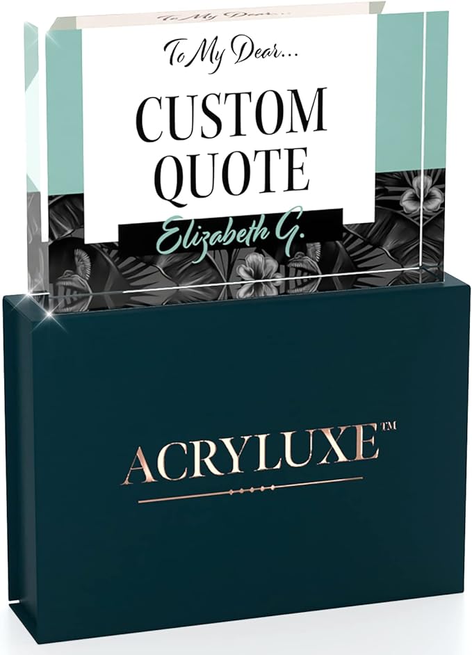 Custom Acrylic Sign Personalized, Custom Desk Name Plate, 18 Styles, by MySignCenter