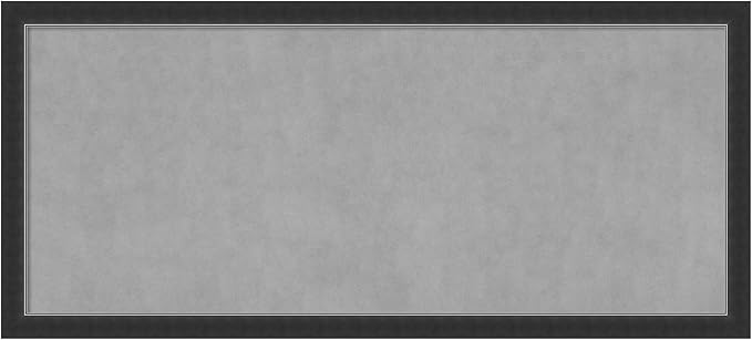 Amanti Art Black Framed Magnetic Board 23x51 Oversize Vision Board by AmantiArt