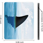 Auhoahsil Mouse Pad, 12 x 10 in Oceans Theme Computer Mouse Pad - Image 7