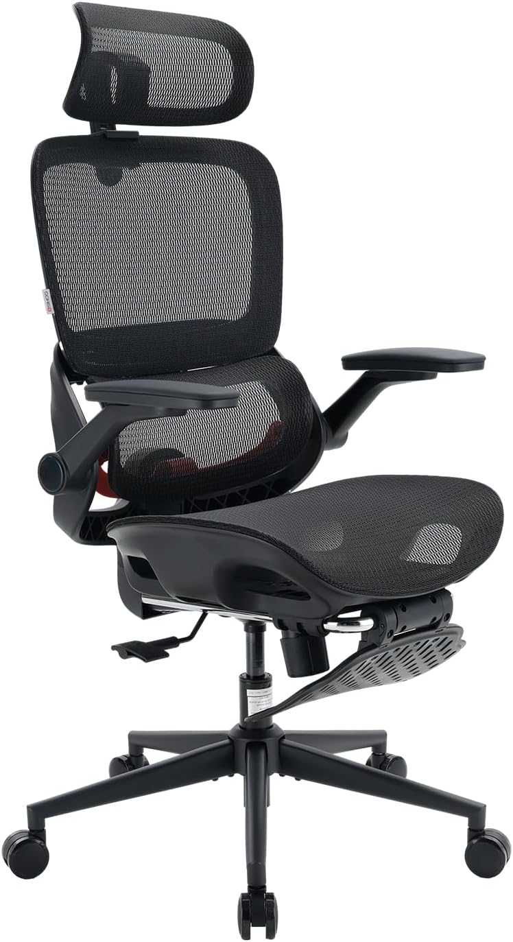 SIHOO B100 PRO Ergonomic Mesh Office Chair with Footrest