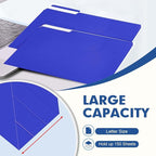 File Folder, PANDRI 120 Pack File Folder, 1/3 Cut Tab, Letter Size, Filing - Image 4