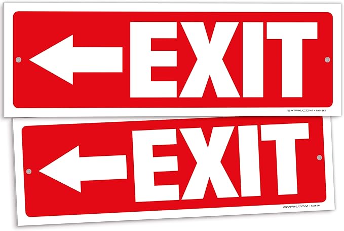 iSYFIX Exit Signs by iSYFIXPREMIUMSIGNS
