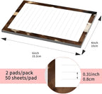 SXboxing Sticky Notes 4X6 Inches, 2 Pack Large Cute Self-Stick Pads, Bright - Image 4