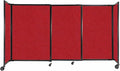 Versare Straightwall Sliding Portable Wall Partition | Freestanding Office by VERSARE
