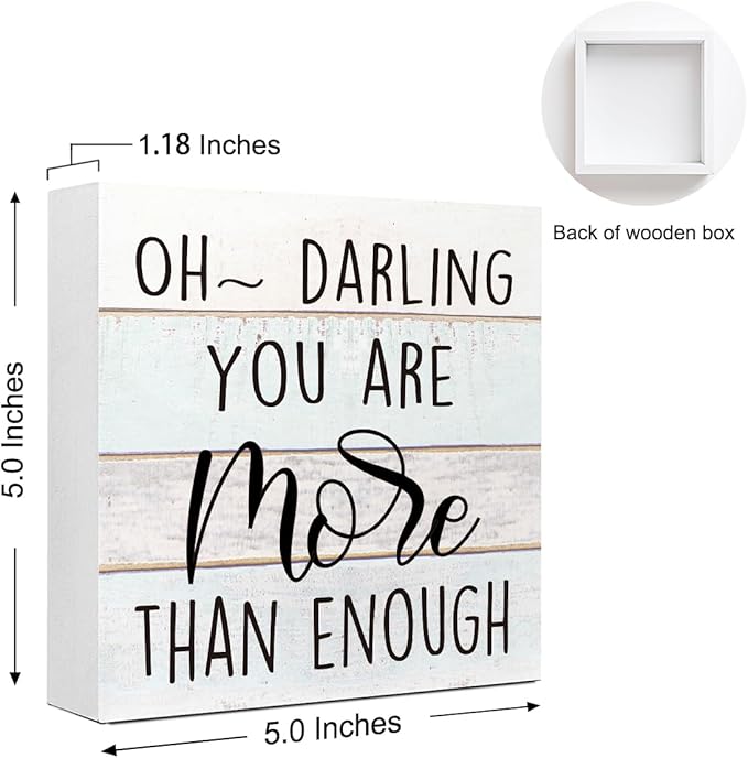 WUZYOU Encouraging Wooden Plaque - Image 2