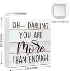 WUZYOU Encouraging Wooden Plaque - Image 2