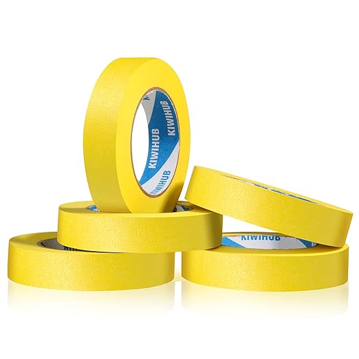KIWIHUB Yellow Painters Tape, DIY Crafting, Decoration and School Projects by KIWIHUB