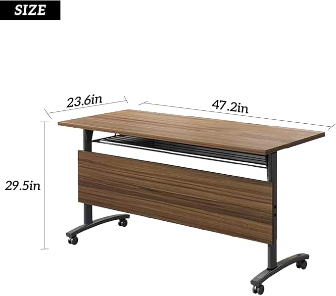Modular Conference Room Tables for 8–10 People, Folding Conference Table on - Image 3