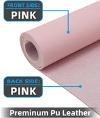 Non-Slip Desk mat, PULeather Desk Pad Protector, Office Desk Mat, Large Mouse - Image 3