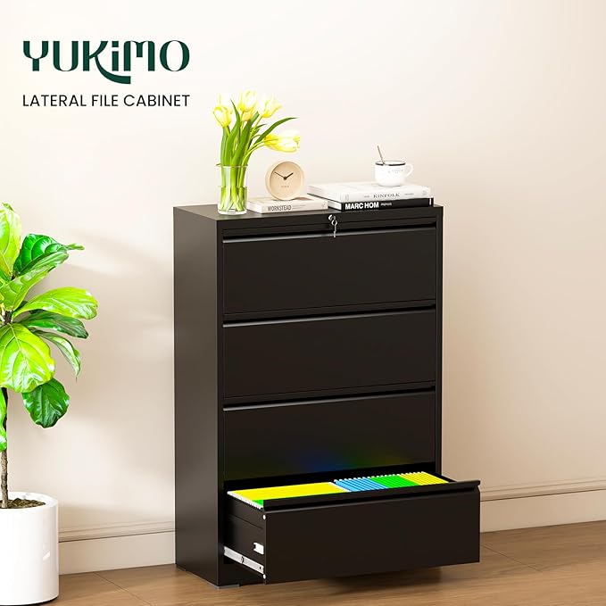 4 Drawer Lateral File Cabinet - Image 3