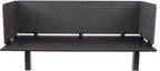 Stand Up Desk Store ReFocus Raw Clamp-On Acoustic Desk Divider Mounted Privacy - Image 5