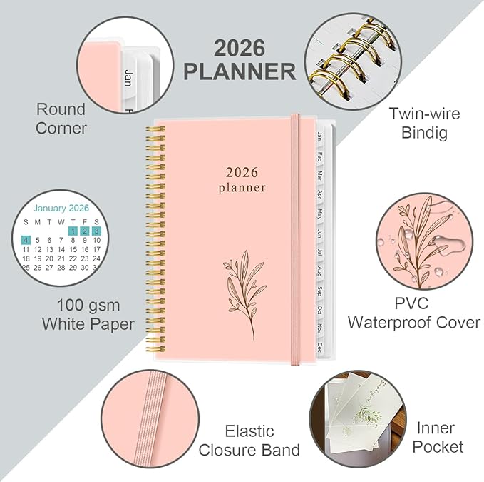 2026 Planner - Planner 2026 from January 2026 to December 2026, Weekly & - Image 2