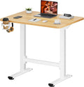 FitStand Small Pneumatic Adjustable Stand Up Desk, Rolling One-Piece Standing by FitStand
