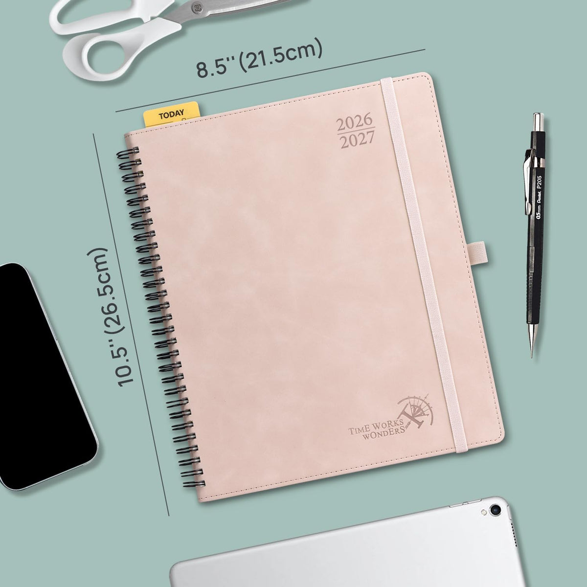POPRUN Weekly Planner 2026-2027, 8.5" x 10.5", Academic Calendar No...