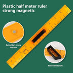 Magnetic Geometry Tool, Protractor, Triangle Rulers Easy Attachment Blackboard - Image 6