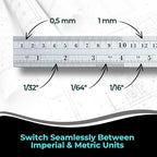 NOKKO Metal Ruler 18 Inch - Image 7