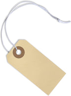 Manila Tags With Elastic String by EZDOMQualityTags