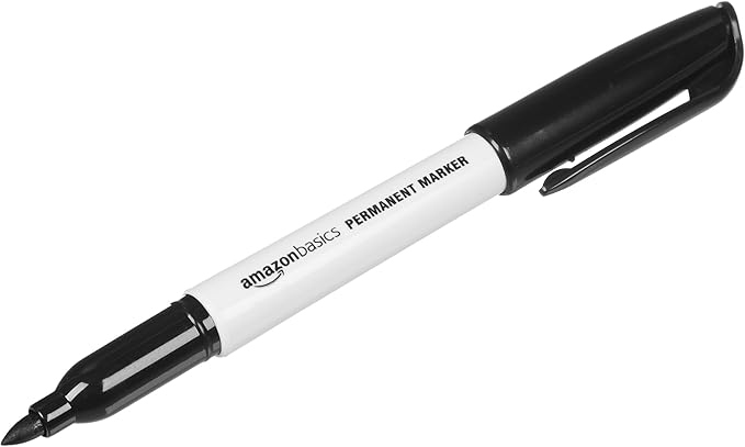 Amazon Basics Fine Tip Point Permanent Markers by AmazonBasics