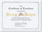 PaperDirect Foil Elegance Specialty Certificates, 50 Sheets of 38lb White Paper - Image 2