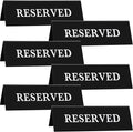 6 Pieces Plastic Reserved Table Sign Table Tent Wedding Guest Reservation Seat by Maitys