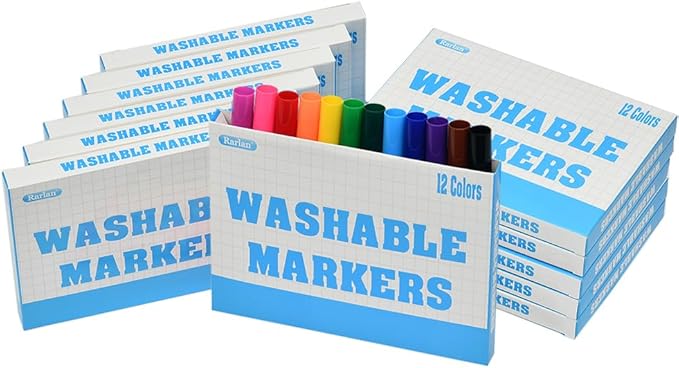 Rarlan Washable Markers Bulk, Markers by Rarlan